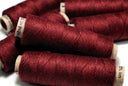 Linen yarn aubergine, 50 m