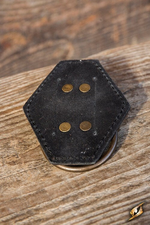 LARP sword holder with ring, black