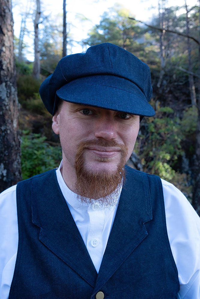 1920 cap Charlie, blue