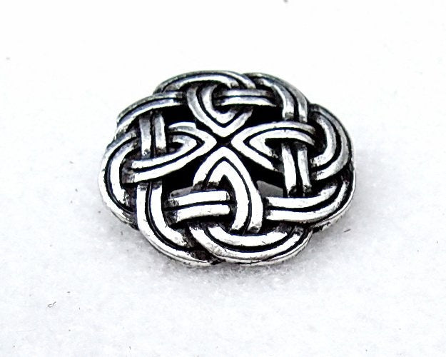Celtic buttons Tara, set of 5 pieces, silvered