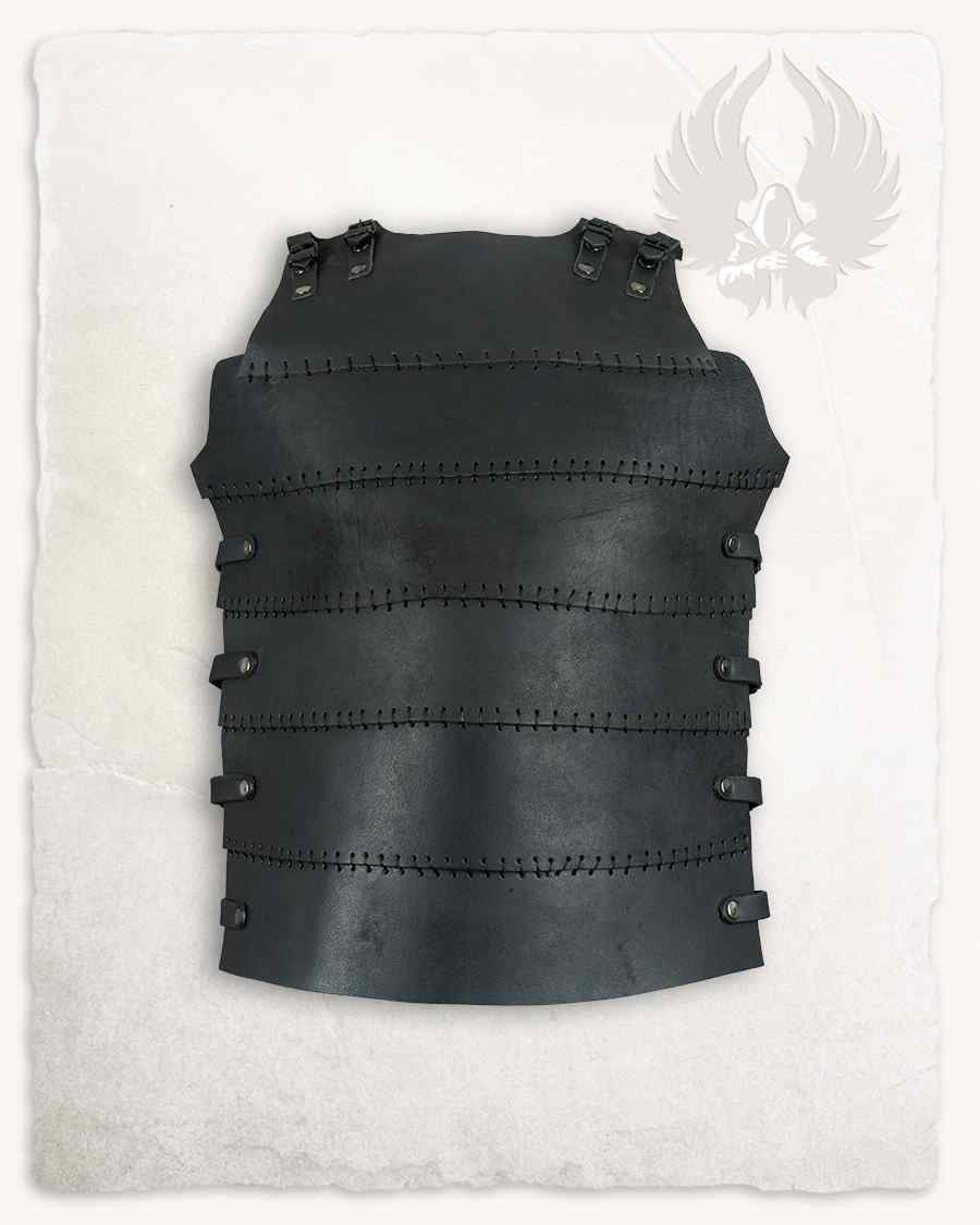 Leather cuirass Erend, black