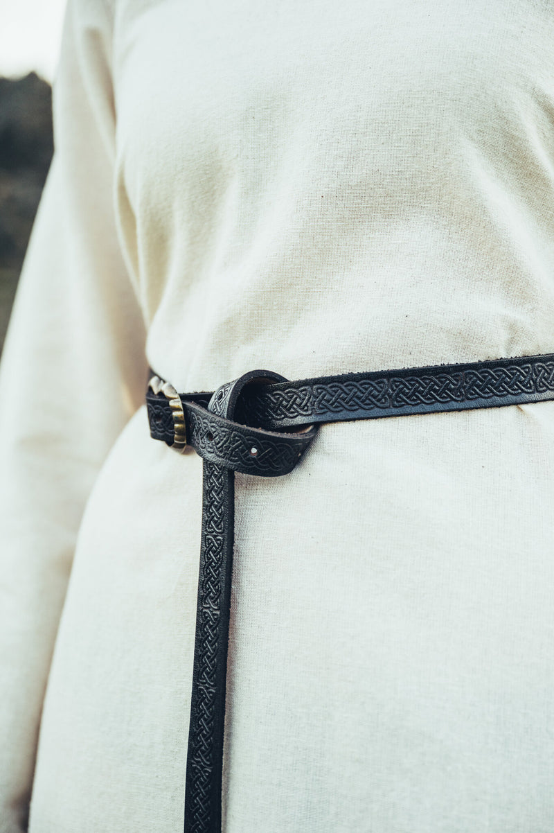 Cinturón medieval Fionn, negro