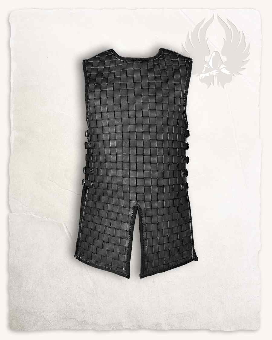 Leather brigandine Ragur, black
