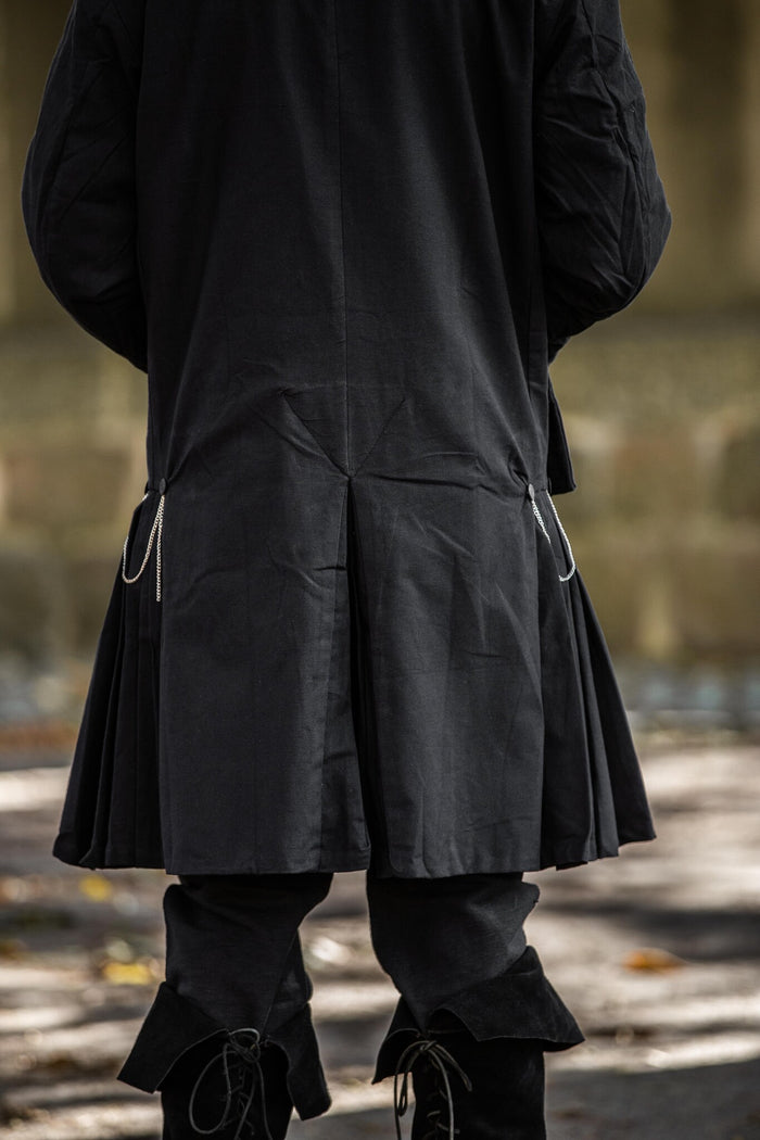 17th century Buccaneer coat, black