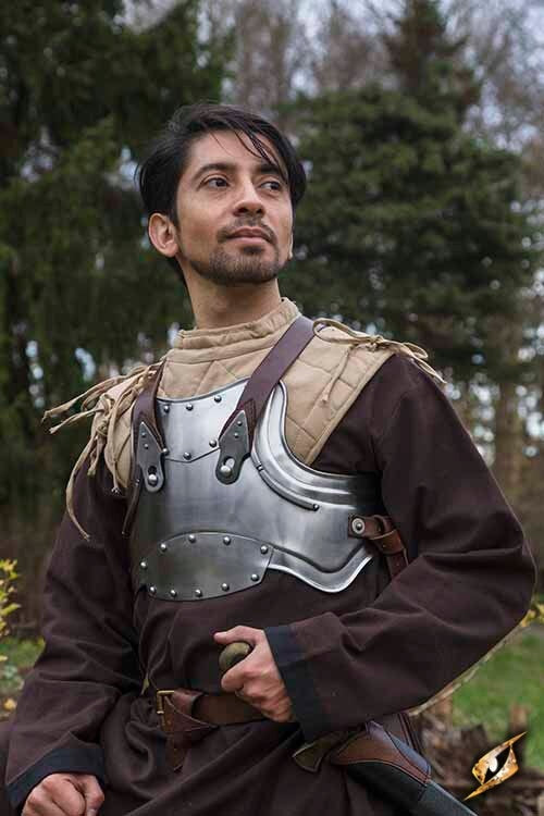 Merc steel-leather cuirass L/XL, 1 mm