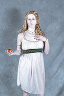 Goddess Dress Artemis, short, white