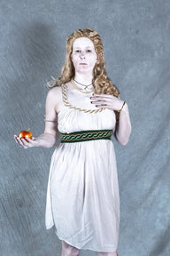Goddess Dress Artemis, short, white