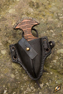 LARP wrist dagger with holder, black