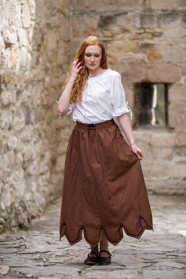 Renaissance skirt, brown
