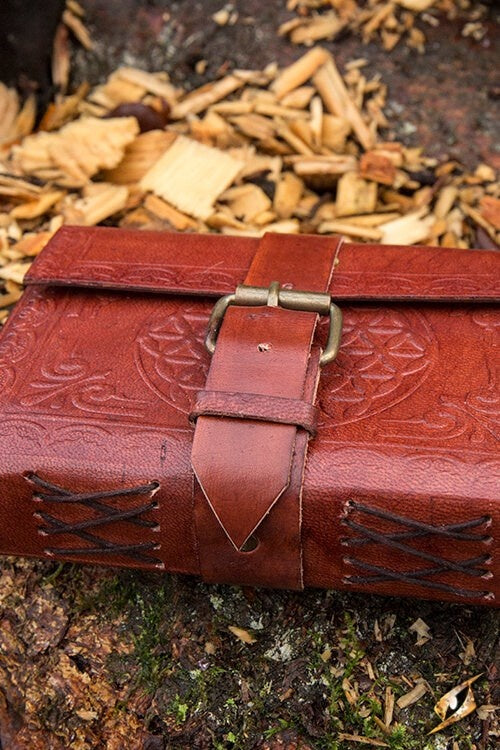Leather diary Burgos, large