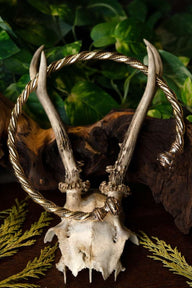 Celtic torc Bibracte, bronze