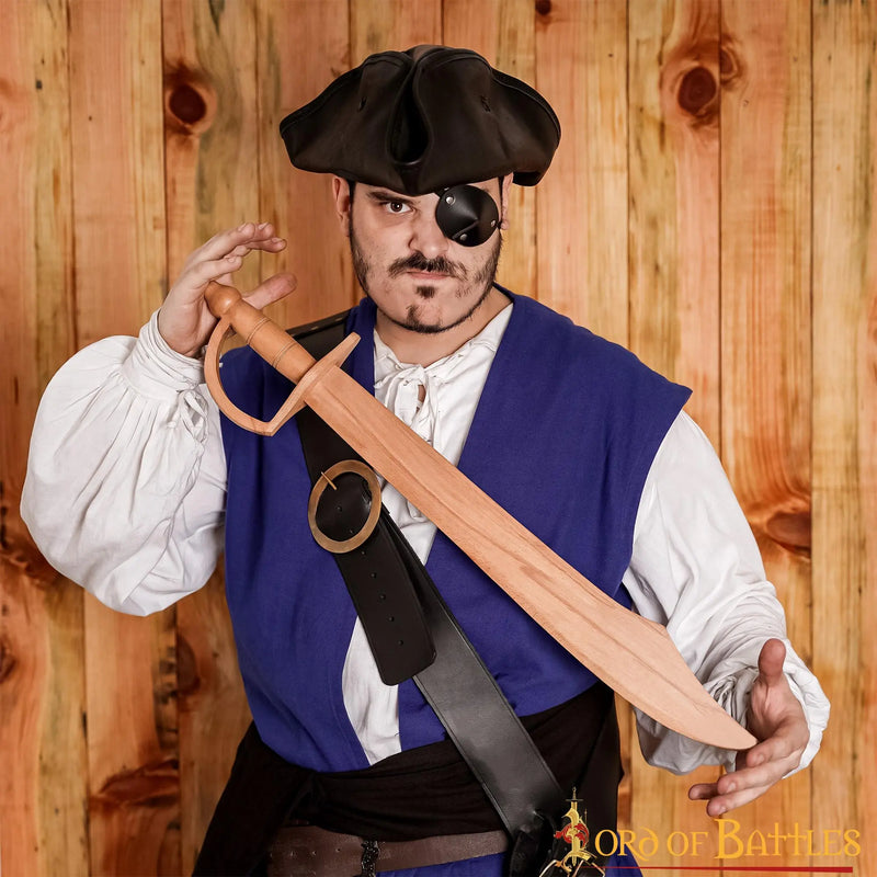 Sabre de pirate en bois avec garde