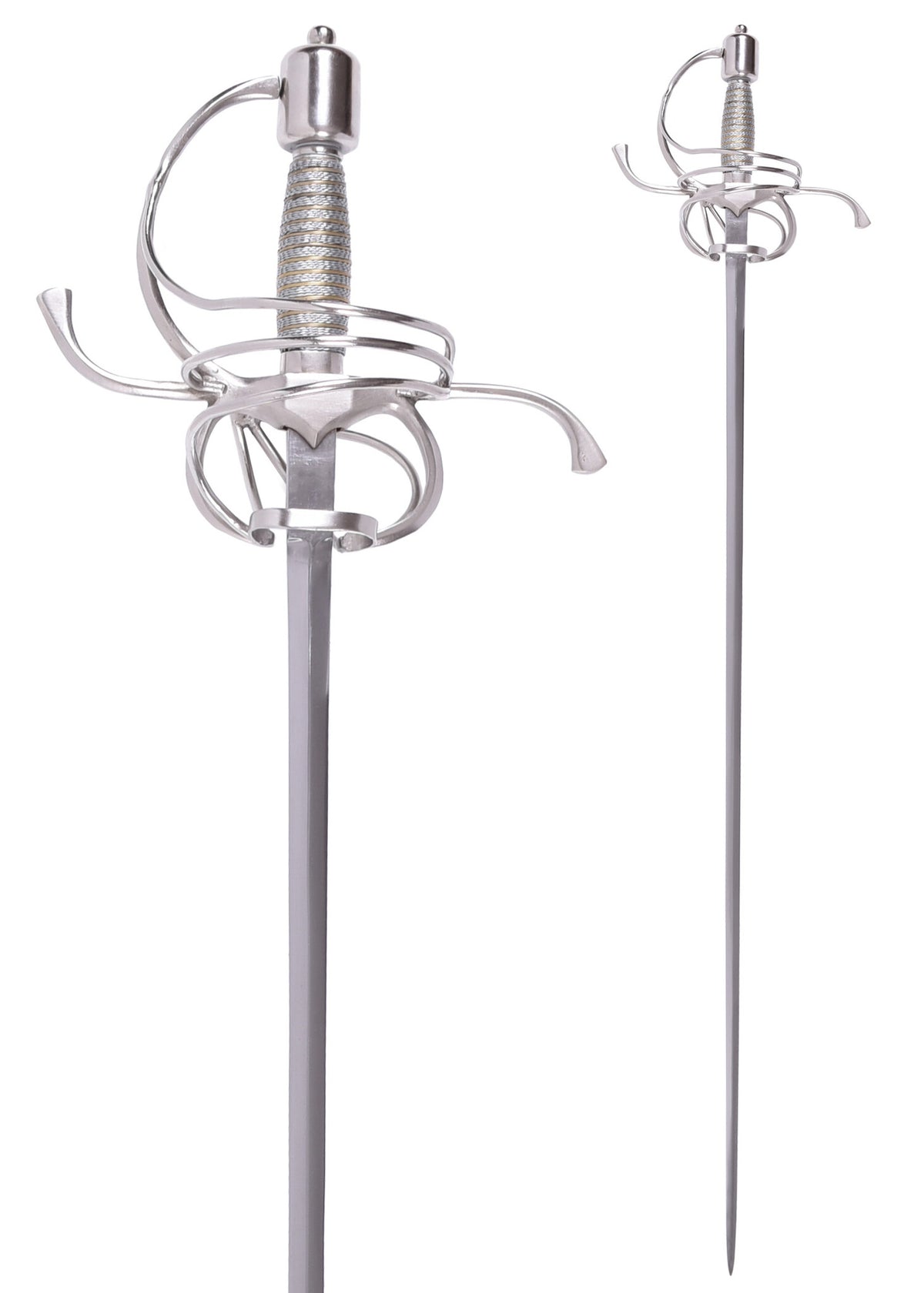 German rapier 17th century, semi-sharp