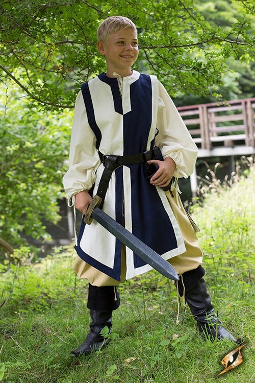 Surcoat Geoffrey, blue-white