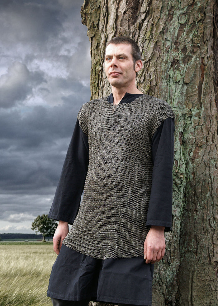 Hauberk Migration period, round rings riveted, 6 mm