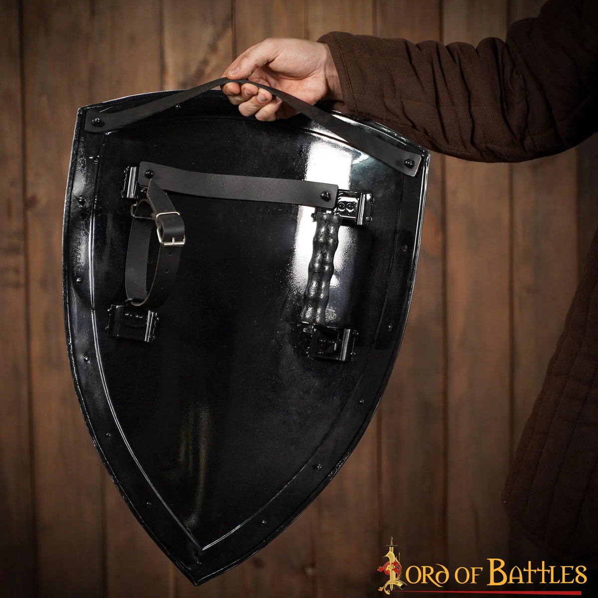 Medieval knight shield, dark