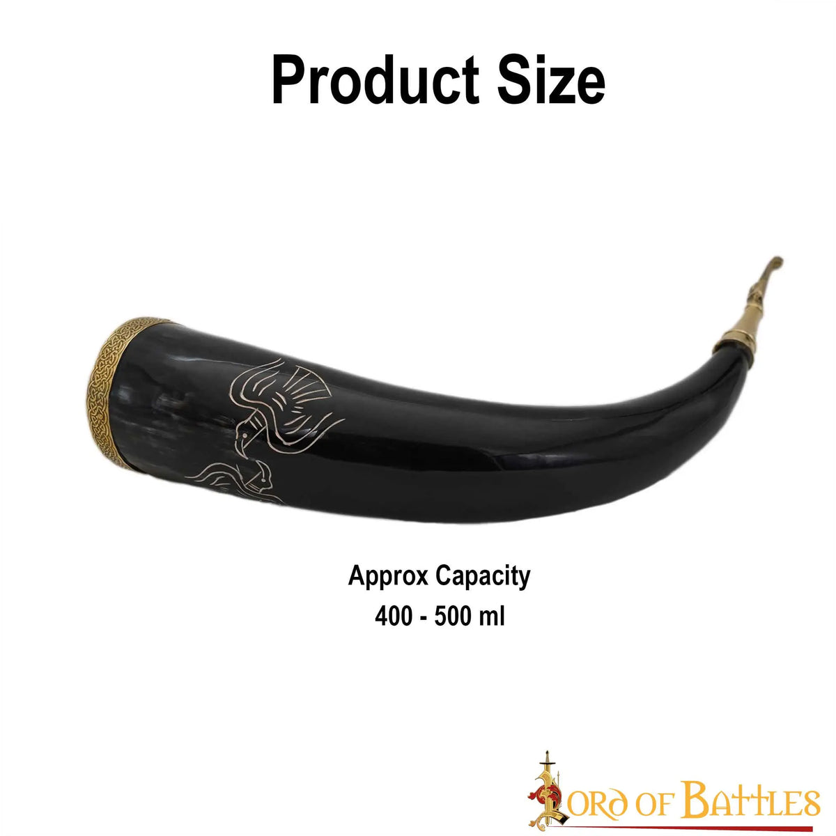 Drinking Horn Wodan / Odin, 300-500 ml