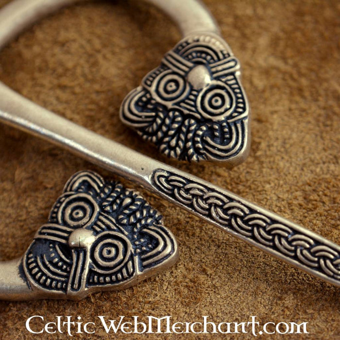 10th century Viking fibula Høm, bronze
