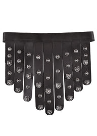 Greek leather apron belt, 132 cm