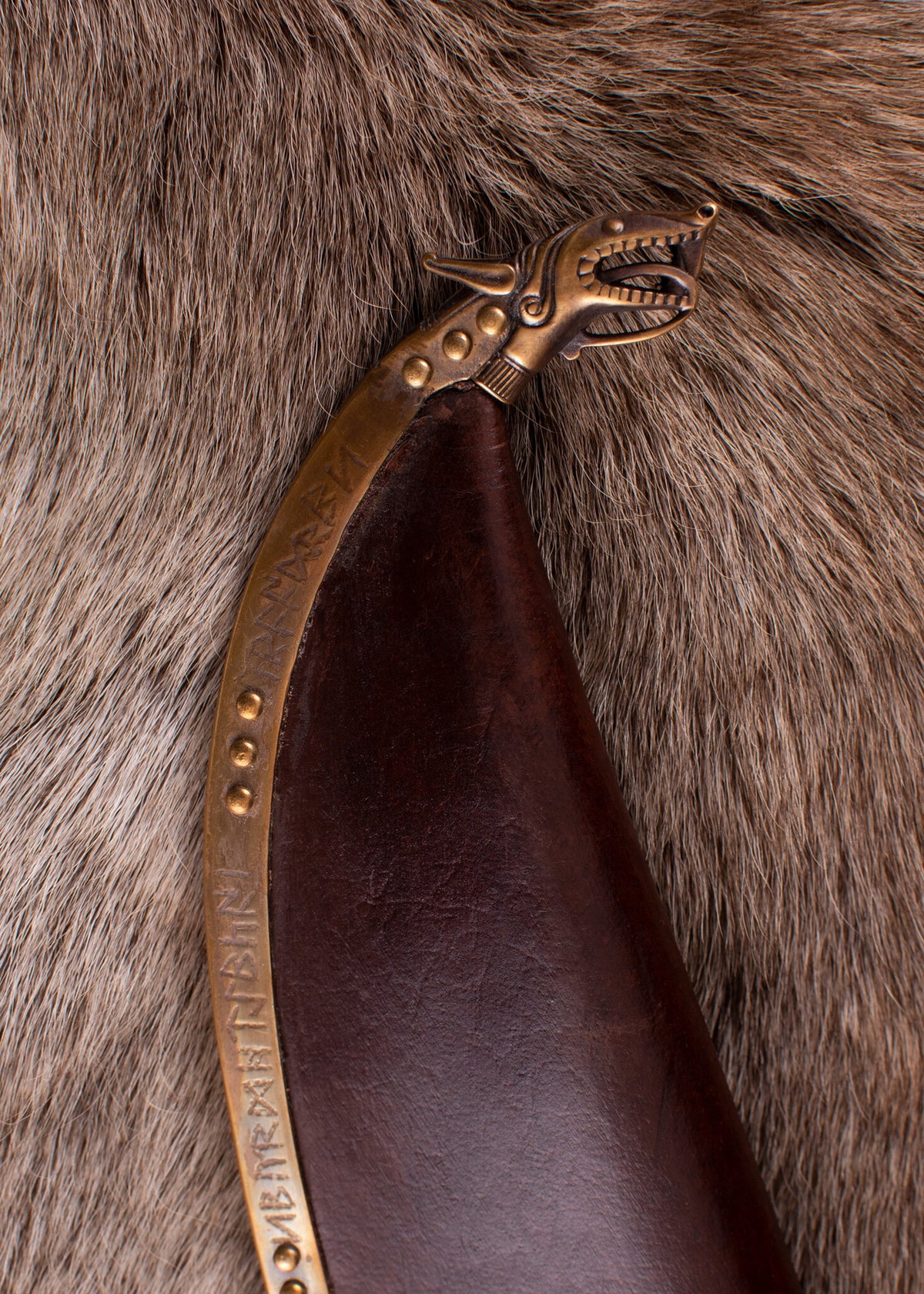 10th century Viking scramasax Jellinge style, semi-sharp