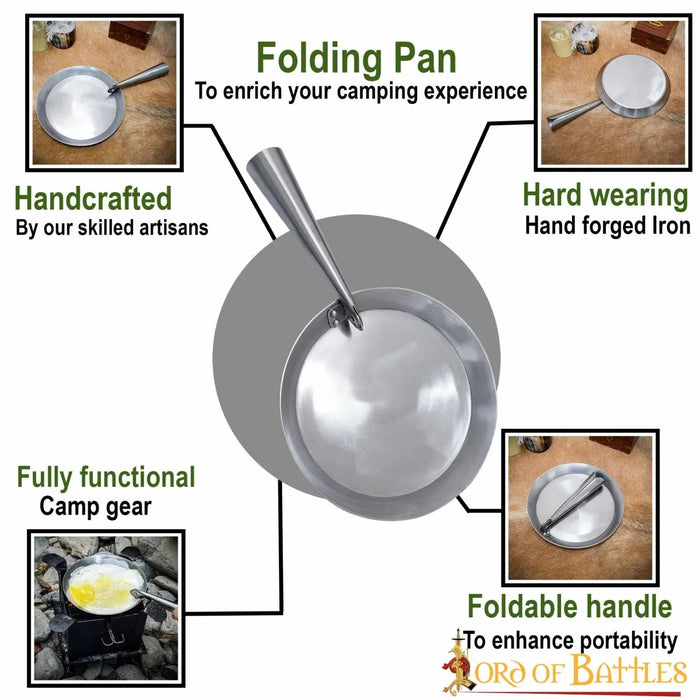 Collapsible frying pan M