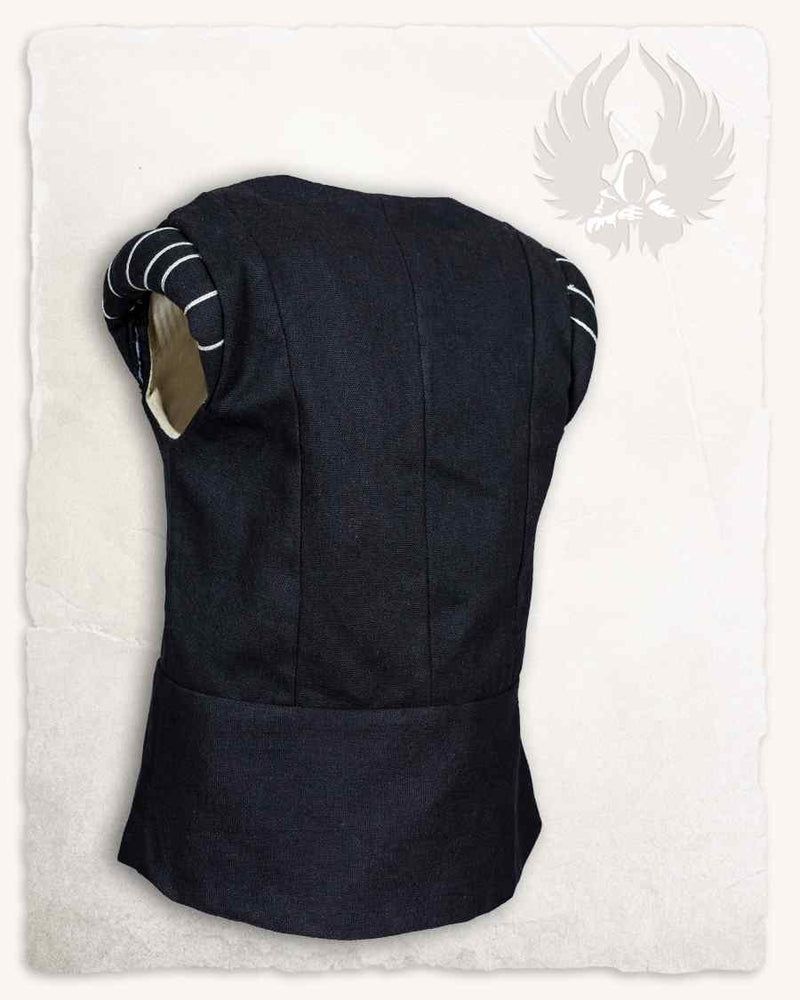 Renaissance Doublet Tudor, schwarz