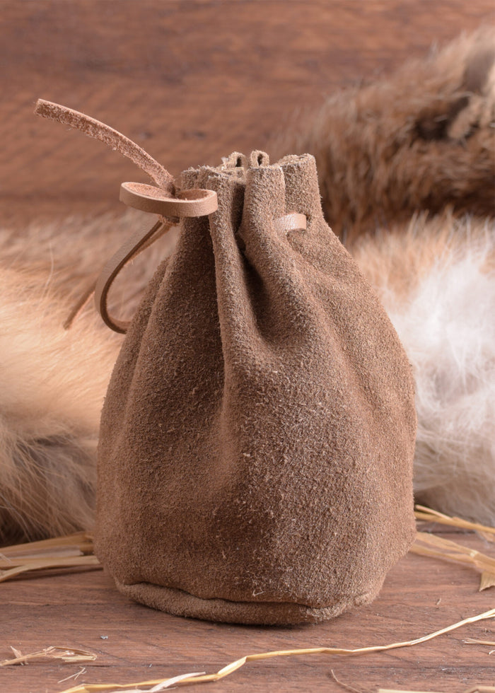 Historical leather pouch