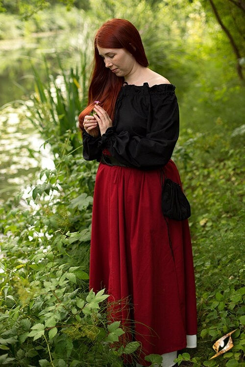 Pirate blouse Reid, black