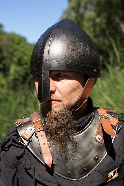 Gorget Warrior, patinated, 1 mm