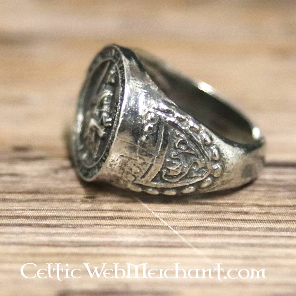 Magna Carta seal ring, pewter