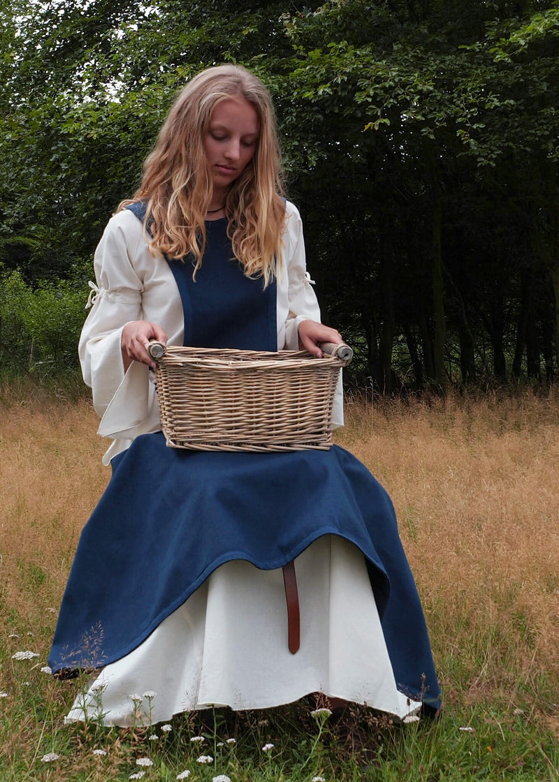 Robe médiévale gothique Iseult, naturel