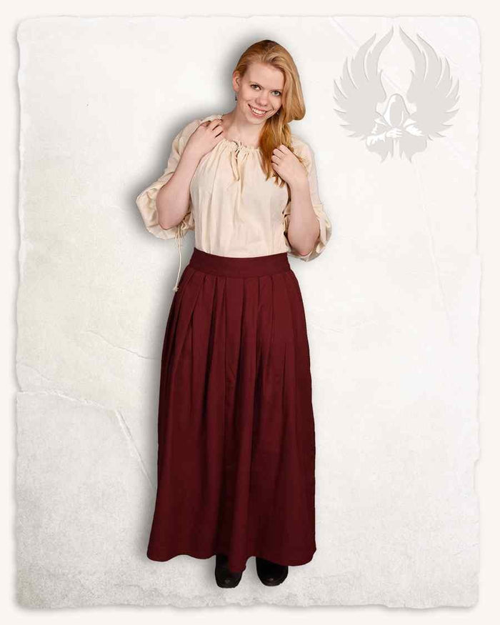 Skirt Anna, burgundy