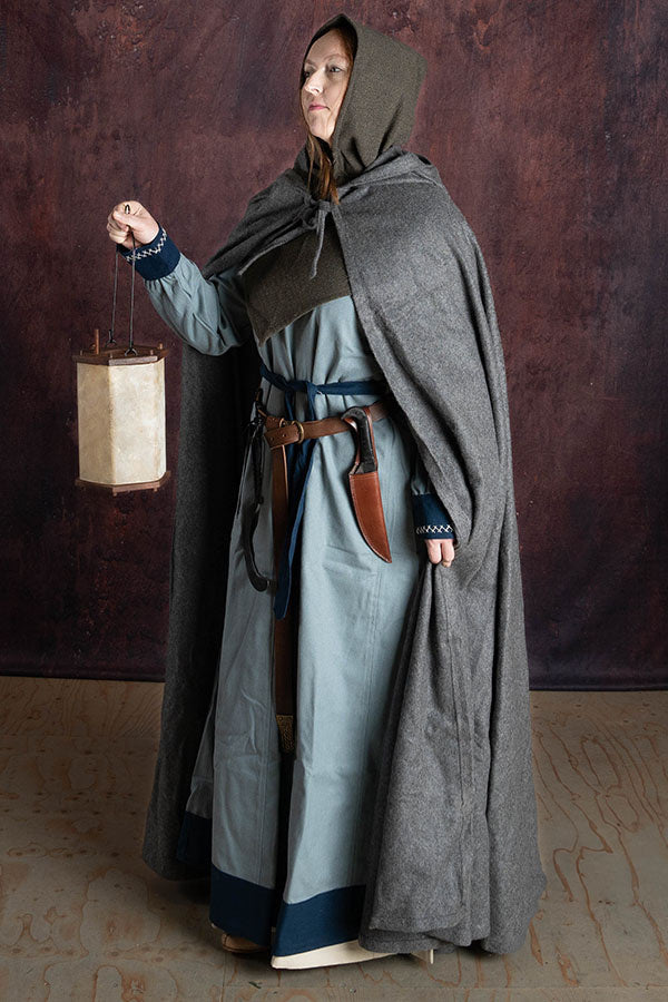 Mantel Hibernus, grau, Wollmischung