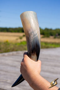 Viking drinking horn Midgard serpent, light, 500-650 ml