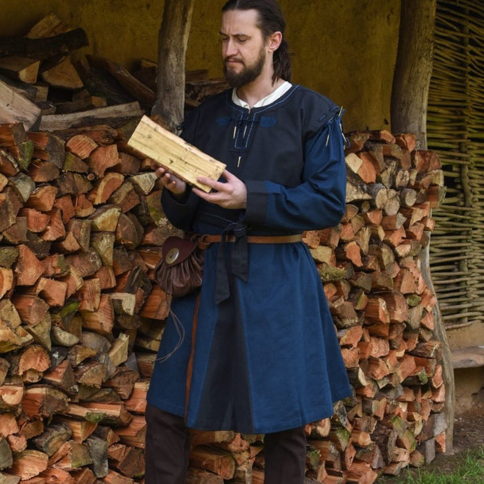 Medieval tunic Skjoldehamm, blue