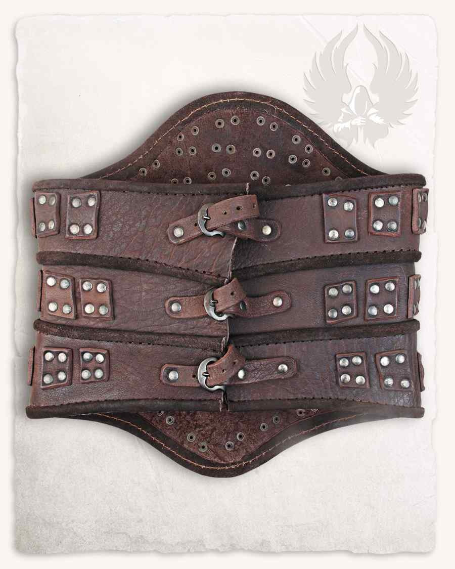 Evandra corset, brown