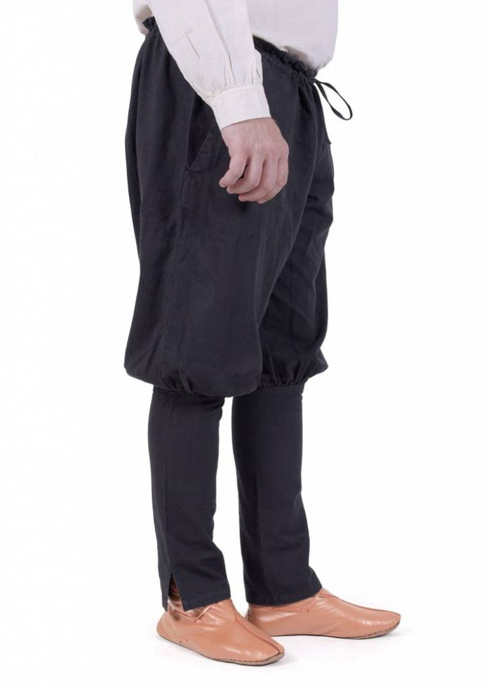 Viking trousers Floki, black