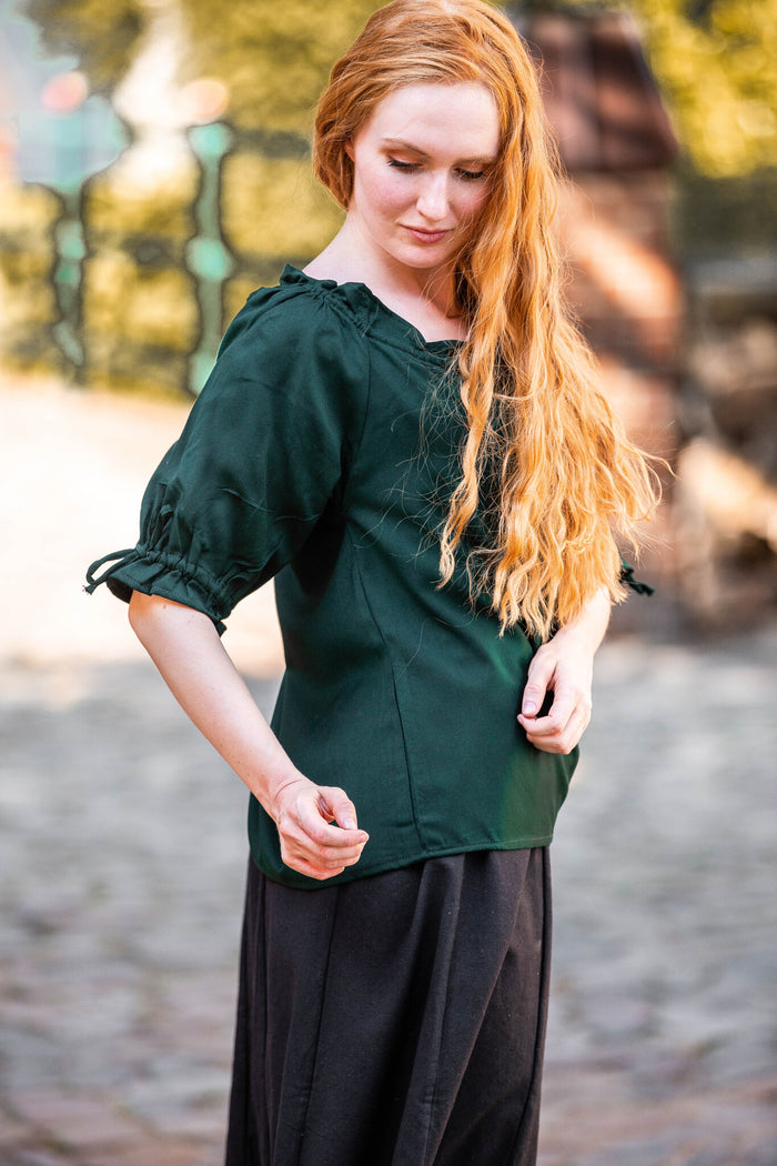 Baroque blouse Julia green