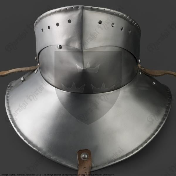 Late 15th century bevor, 1.6 mm
