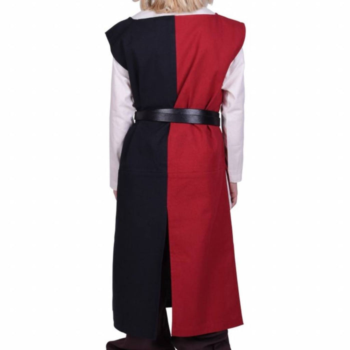 Children's surcoat Rodrick, black-red