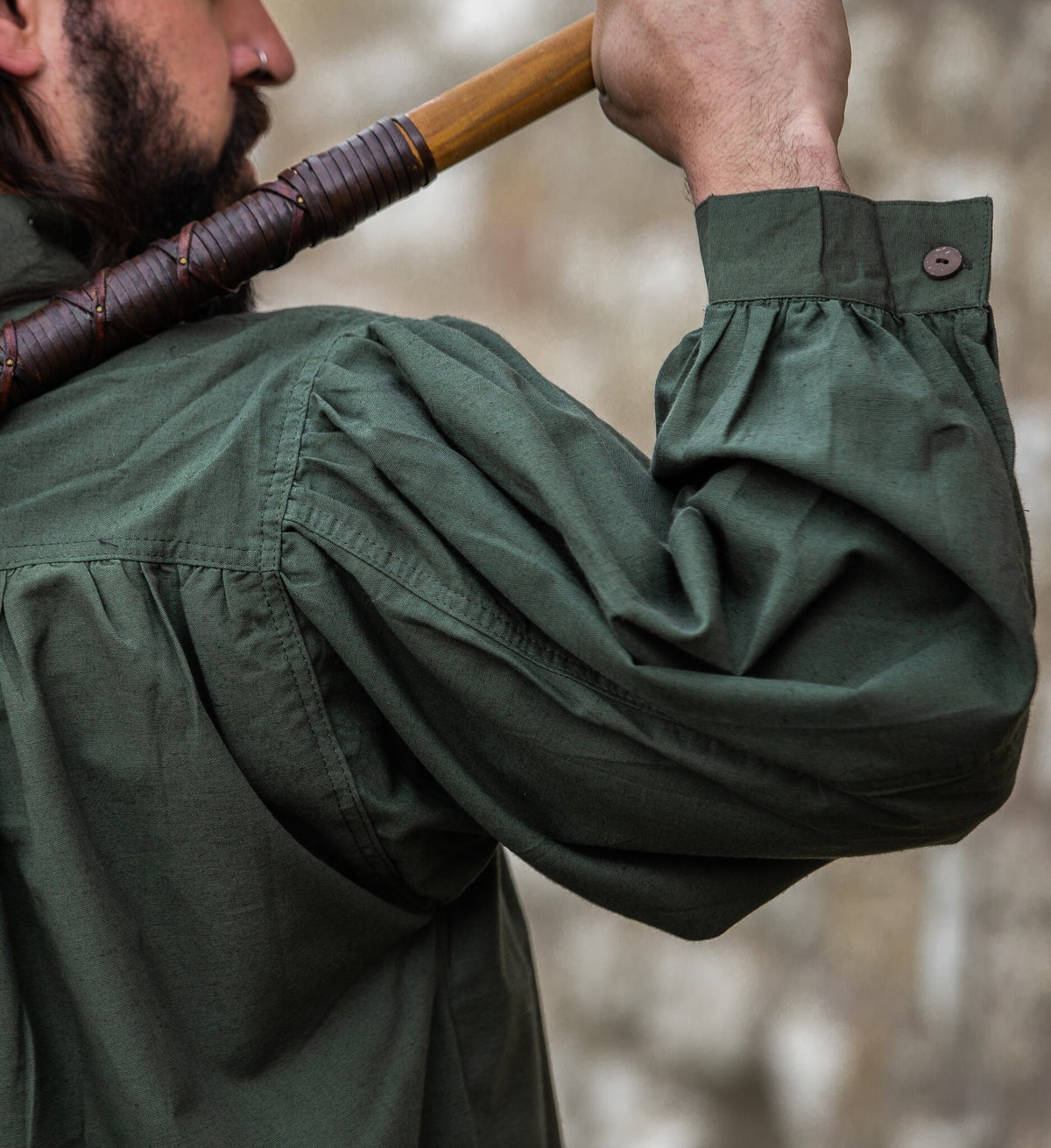 Medieval shirt Friedrich, green