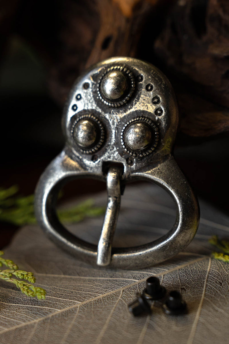 Boucle de ceinture alamane de Niederstotzingen, argentée