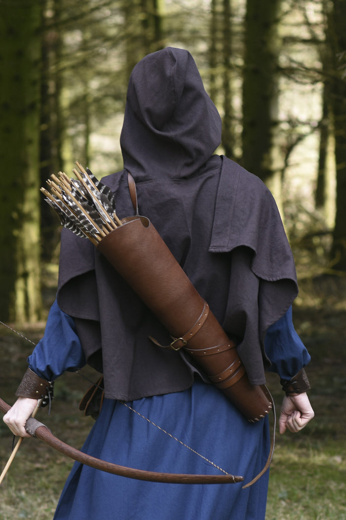 Dark brown quiver
