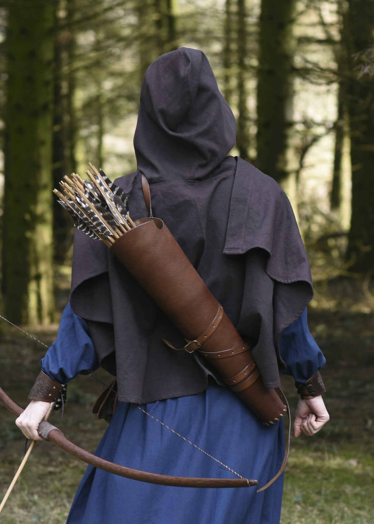 Dark brown quiver
