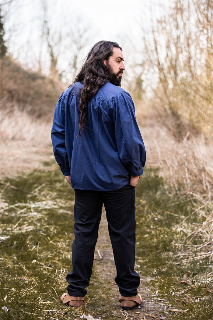 Medieval shirt, blue