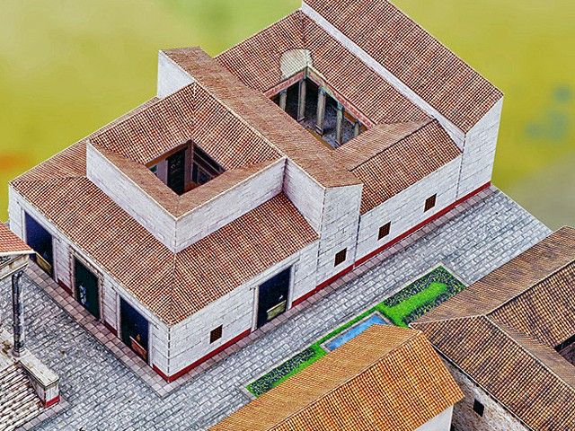 Model building kit Roman city