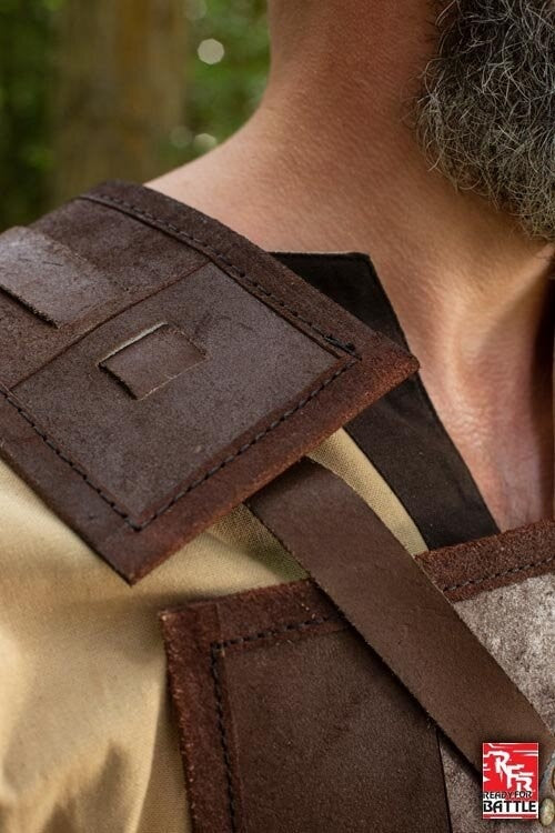 RFB Fighter Leather Armour, brown