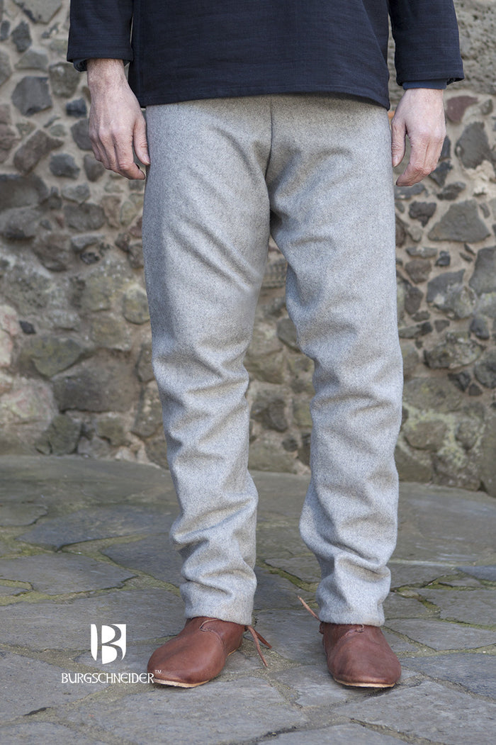 Thorsberg trousers Fenris, wool blend, grey
