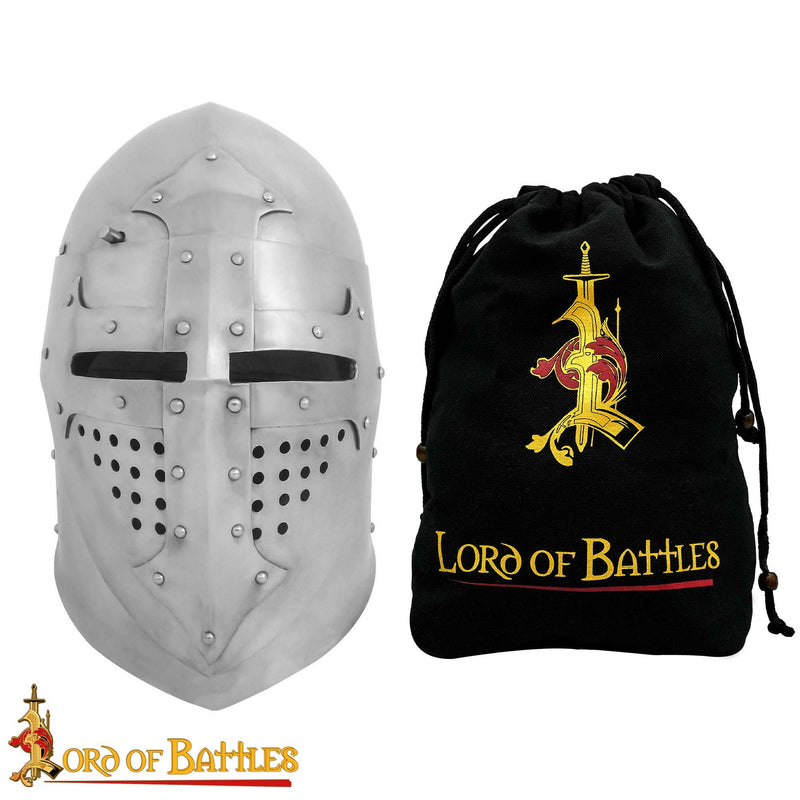 Stor bascinet, 2 mm (battle-ready)