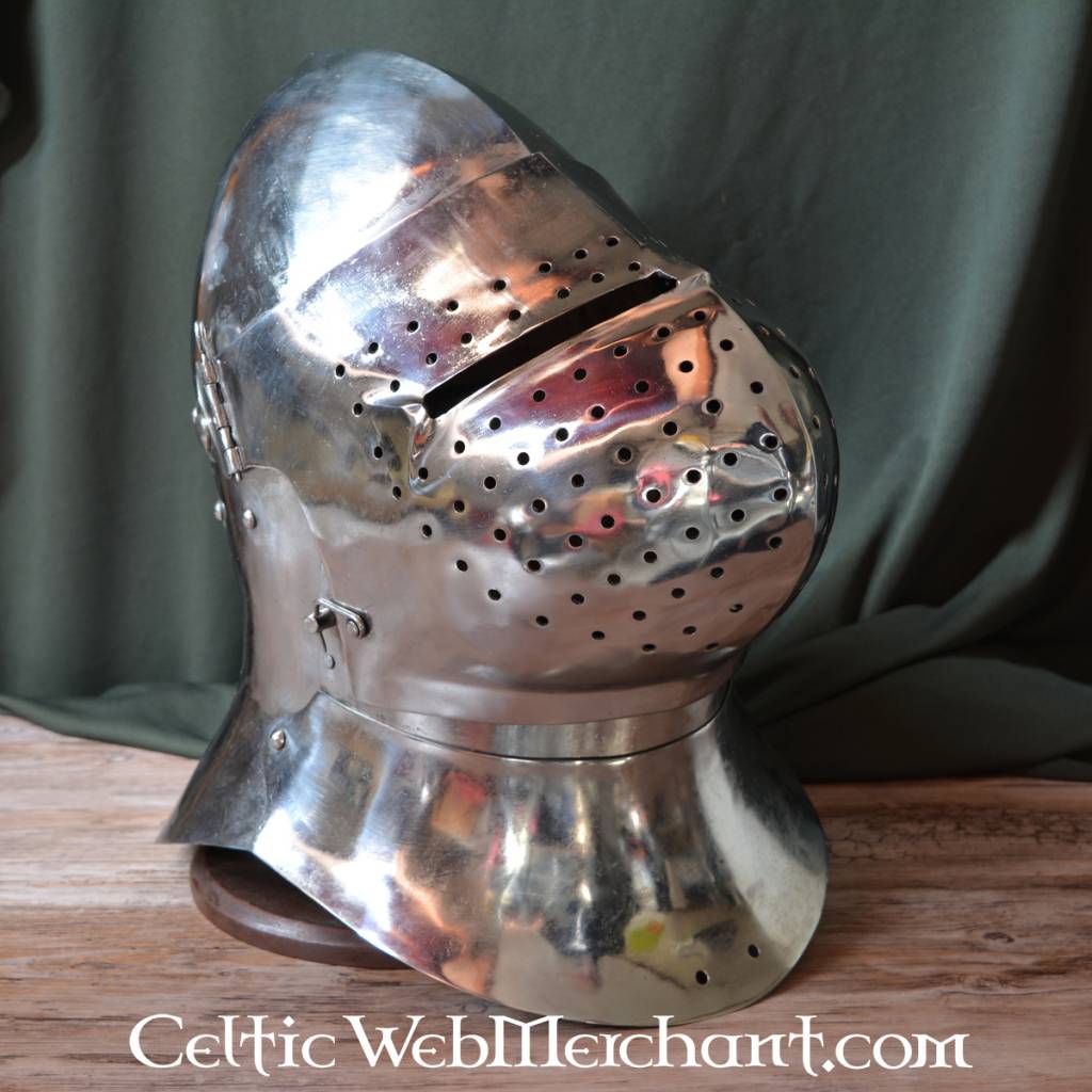 Great bascinet (1400–1450), 2 mm (battle-ready)